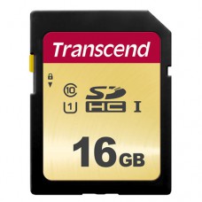 Transcend SDXC/SDHC 500S TS16GSDC500S 16GB UHS-I U3 Memory Card